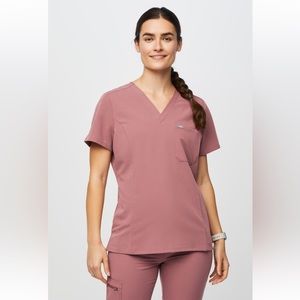 Figs Mauve Livingston Pants and Slim Catarina